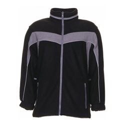 Planam Fleecejacke Plaline schwarz/zink
