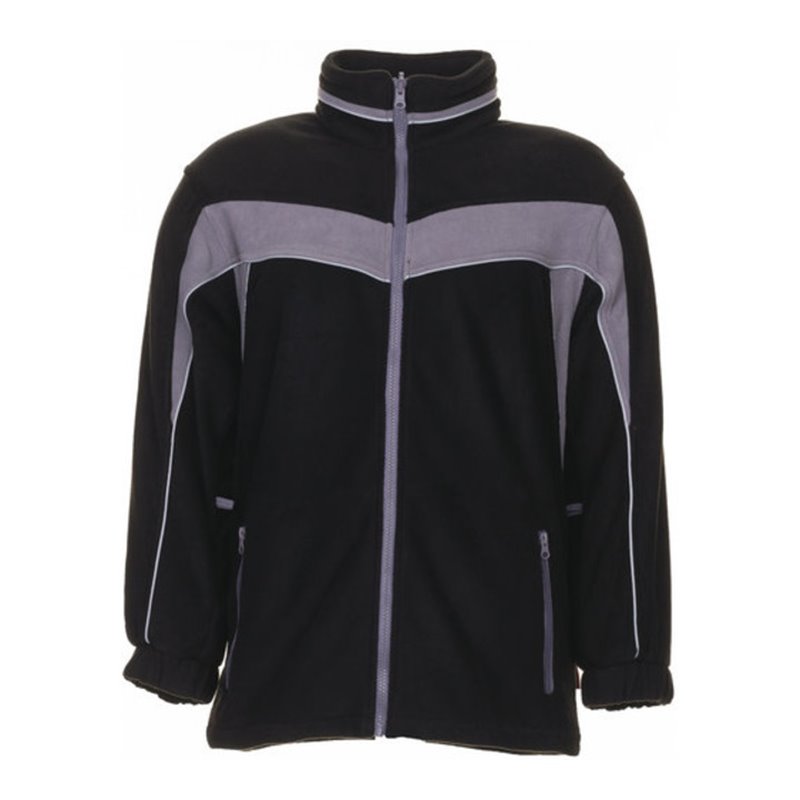 Planam Fleecejacke Plaline schwarz/zink
