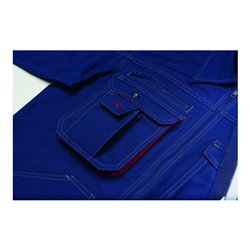 Planam Bundjacke Basalt oliv/rot