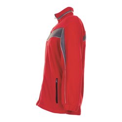 Planam Fleecejacke Plaline rot/schiefer