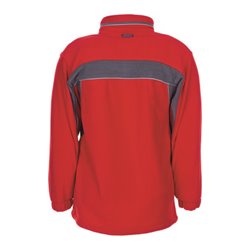 Planam Fleecejacke Plaline rot/schiefer