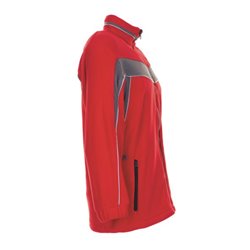 Planam Fleecejacke Plaline rot/schiefer