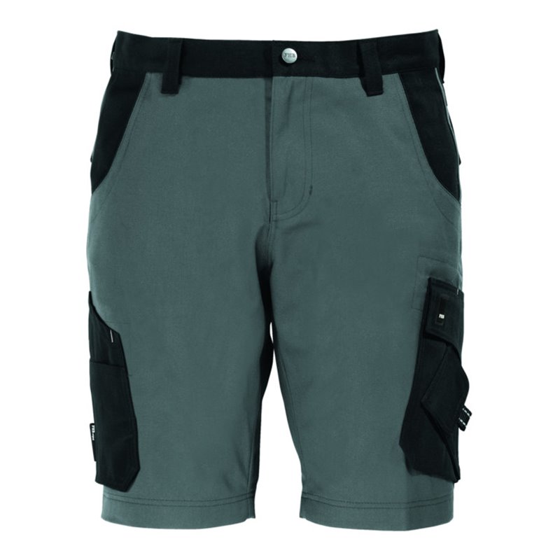 FHB Bermuda-Shorts Theo 130530 grau/schwarz