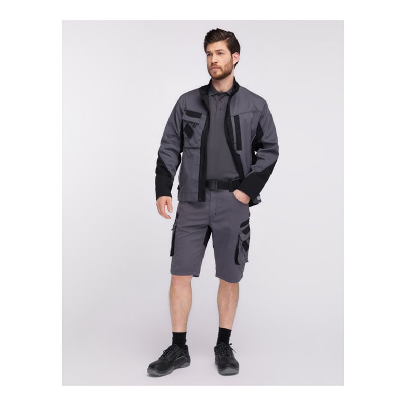 Pionier Bermuda TOOLS, grau/schwarz