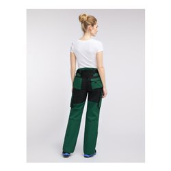 Pionier Bundhose Damen TOOLS PLUS, grün/schwarz