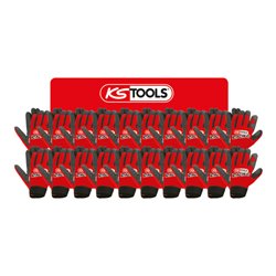 KS Tools Mechaniker-Handschuh, Display, 20 Paar