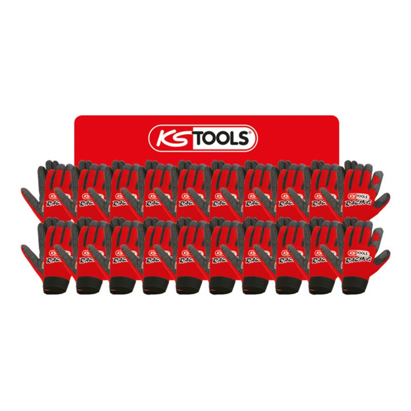 KS Tools Mechaniker-Handschuh, Display, 20 Paar