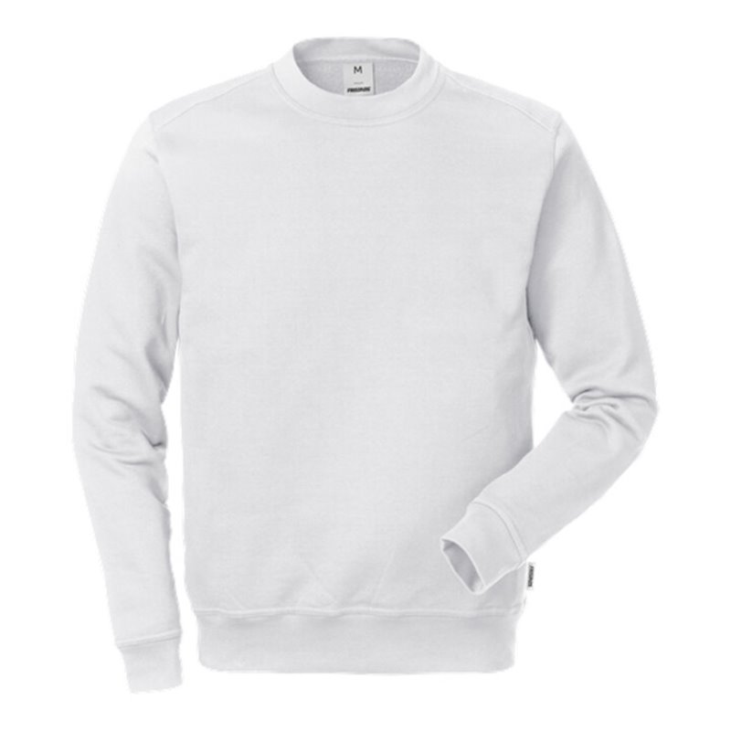 Fristads Sweatshirt 7601 SM Weiß (Herren)