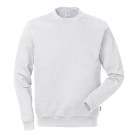 Fristads Sweatshirt 7601 SM Weiß (Herren)