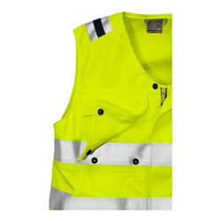 Fristads Flamestat High Vis Weste Kl. 2 5075 ATHS Gelb (Herren)