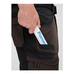 Pionier Bundhose TOOLS, braun/schwarz