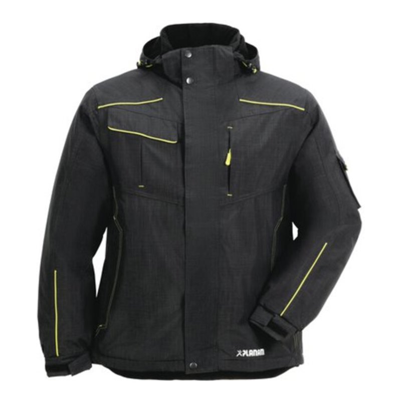 Planam Jacke Outdoor Neon grau/grün