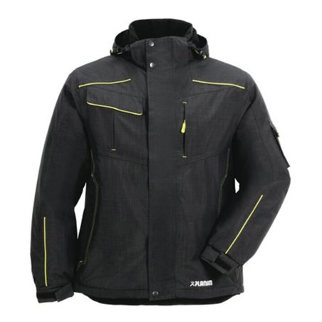 Planam Jacke Outdoor Neon grau/grün