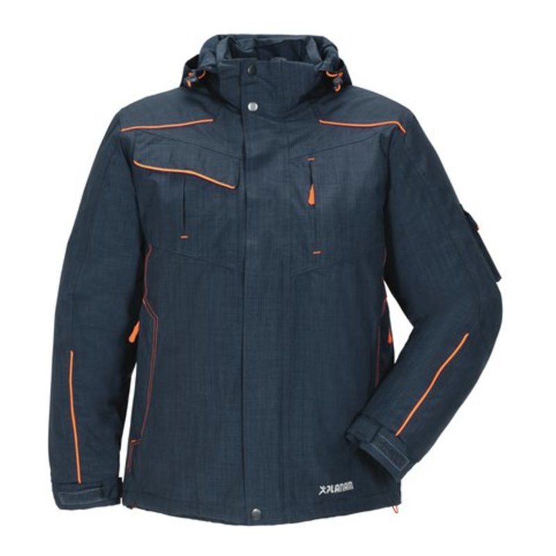 Planam Jacke Outdoor Neon marine/orange