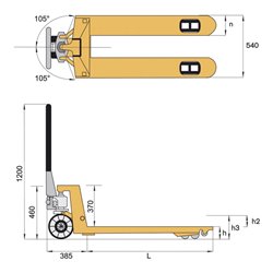 Taurolifter Gabelhubwagen