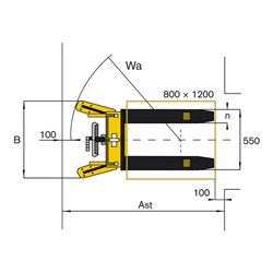 Taurolifter Hydraulischer Hochhubwagen