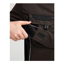 Pionier Bundjacke TOOLS, braun/schwarz