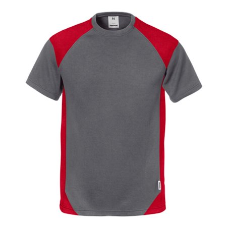 Fristads T-Shirt 7046 THV Rot Grau (Herren)