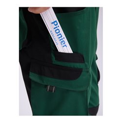 Pionier Latzhose TOOLS PLUS, grün/schwarz