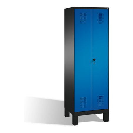 Schulte Büroregal Stecksystem MULTIplus150, 5 Fachböden, Tiefe 600 mm, beidseitig nutzbar, Aussteifung durch Längenriegel, mit M