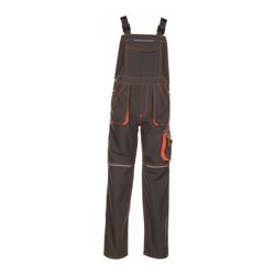 Planam Latzhose Basalt Neon oliv/orange