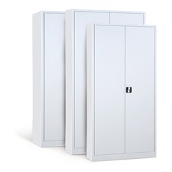 Taurotrade Flügeltür-Werkstattschrank Tür RAL7035