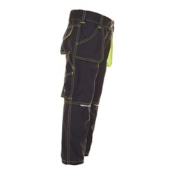 Planam Junior Bundhose anthrazit/gelb
