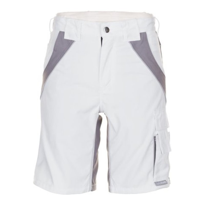 Planam Shorts Plaline weiß/zink