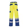 Planam Warn-Bundhose Major Protect warngelb/kornblau
