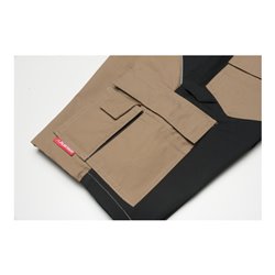 Planam Shorts Plaline schiefer/schwarz