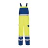 Planam Warn-Latzhose Major Protect warngelb/kornblau