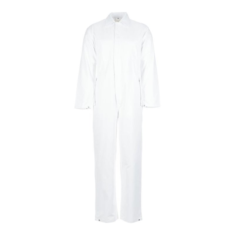 Planam Overall Food Herren reinweiß