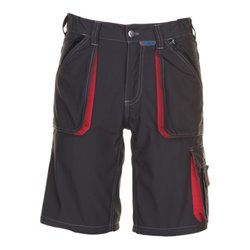 Planam Latzhose Basalt anthrazit/rot