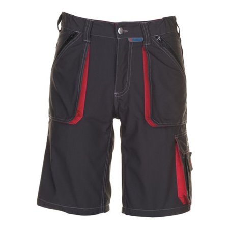 Planam Latzhose Basalt anthrazit/rot