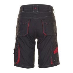 Planam Latzhose Basalt anthrazit/rot