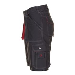 Planam Latzhose Basalt anthrazit/rot