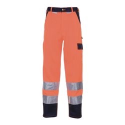 Planam Warnschutz-Bundhose orange/marine