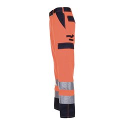 Planam Warnschutz-Bundhose orange/marine