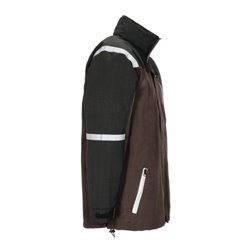 Planam Parka Outdoor Cross braun/schwarz