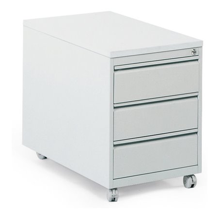 Taurotrade Rollcontainer aus Stahlblech 3 Schubläden