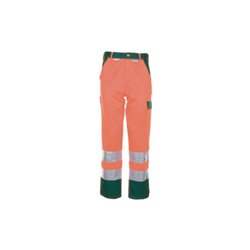 Planam Warnschutz-Bundhose orange/grün