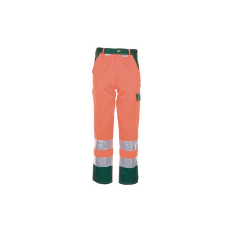 Planam Warnschutz-Bundhose orange/grün