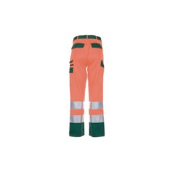 Planam Warnschutz-Bundhose orange/grün