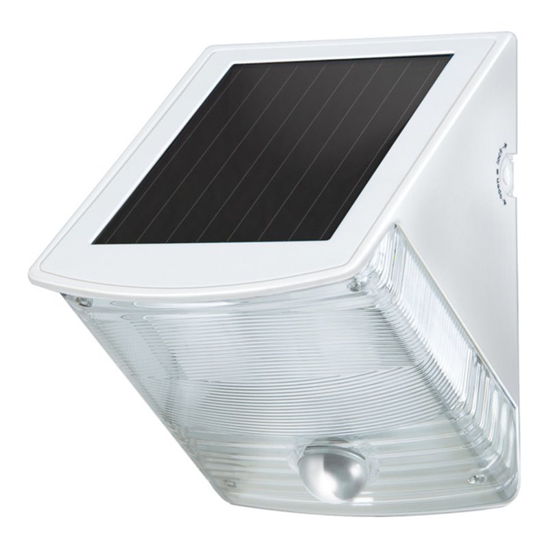 Brennenstuhl Solar LED-Wandleuchte SOL 04 plus IP44 mit Infrarot-Bewegungsmelder 2x LED 0,5W 85lm
