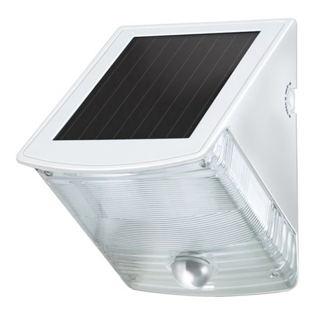 Brennenstuhl Solar LED-Wandleuchte SOL 04 plus IP44 mit Infrarot-Bewegungsmelder 2x LED 0,5W 85lm