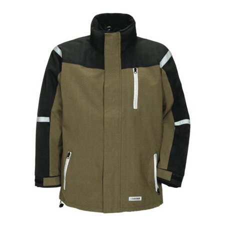 Planam Parka Outdoor Cross oliv/schwarz