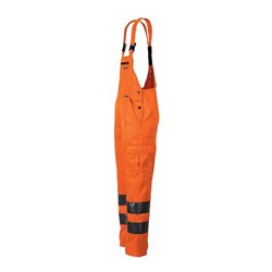 Planam Warnschutz-Latzhose orange