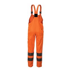 Planam Warnschutz-Latzhose orange