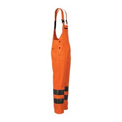 Planam Warnschutz-Latzhose orange
