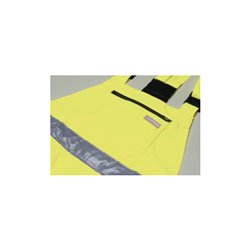 Planam Warnschutz-Latzhose gelb